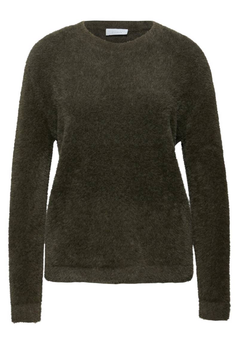 Street One Studio - Kuscheliger Rundhalspullover braun - Gr. - 34 von Street One Studio