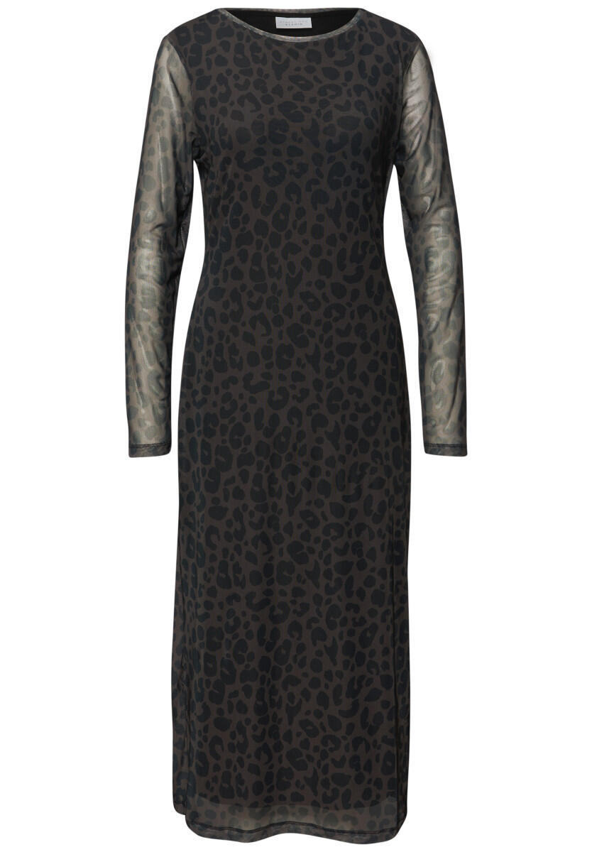 Street One Studio - Leo Mesh-Kleid braun - Gr. - 38 von Street One Studio