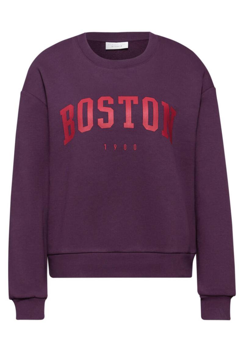 Street One Studio - Loose Fit Sweatshirt violet - Gr. - 38 von Street One Studio