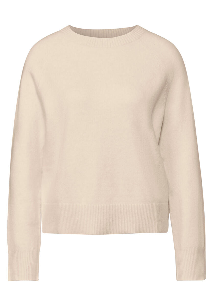 Street One Studio - Pullover mit Rundhals beige - Gr. - 34 von Street One Studio