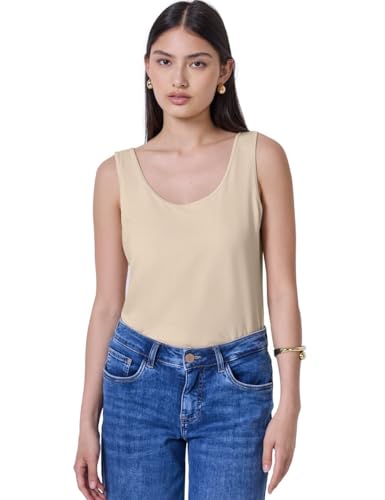 Street One Studio Damen F323387 T-Shirt, Velvet Cream, 40 von Street One Studio