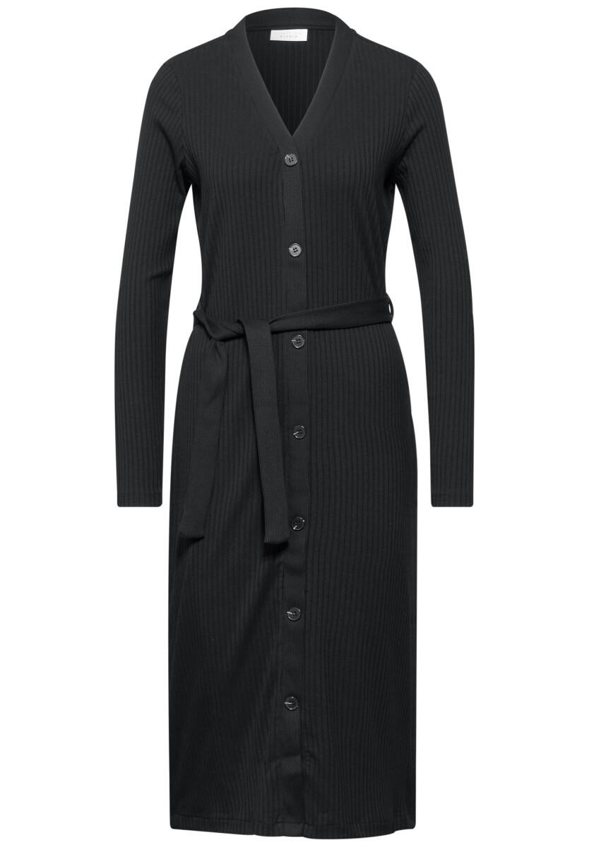 Street One Studio - Rippstrick-Kleid schwarz - Gr. - 34 von Street One Studio