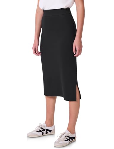 Street One Studio Damen Rippstruktur Bleistiftrock von Street One Studio