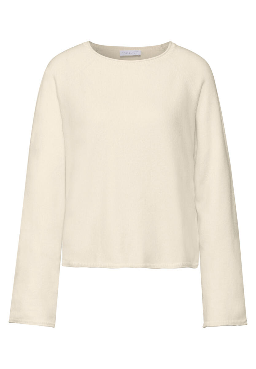 Street One Studio - Rundhals-Pullover beige - Gr. - 36 von Street One Studio