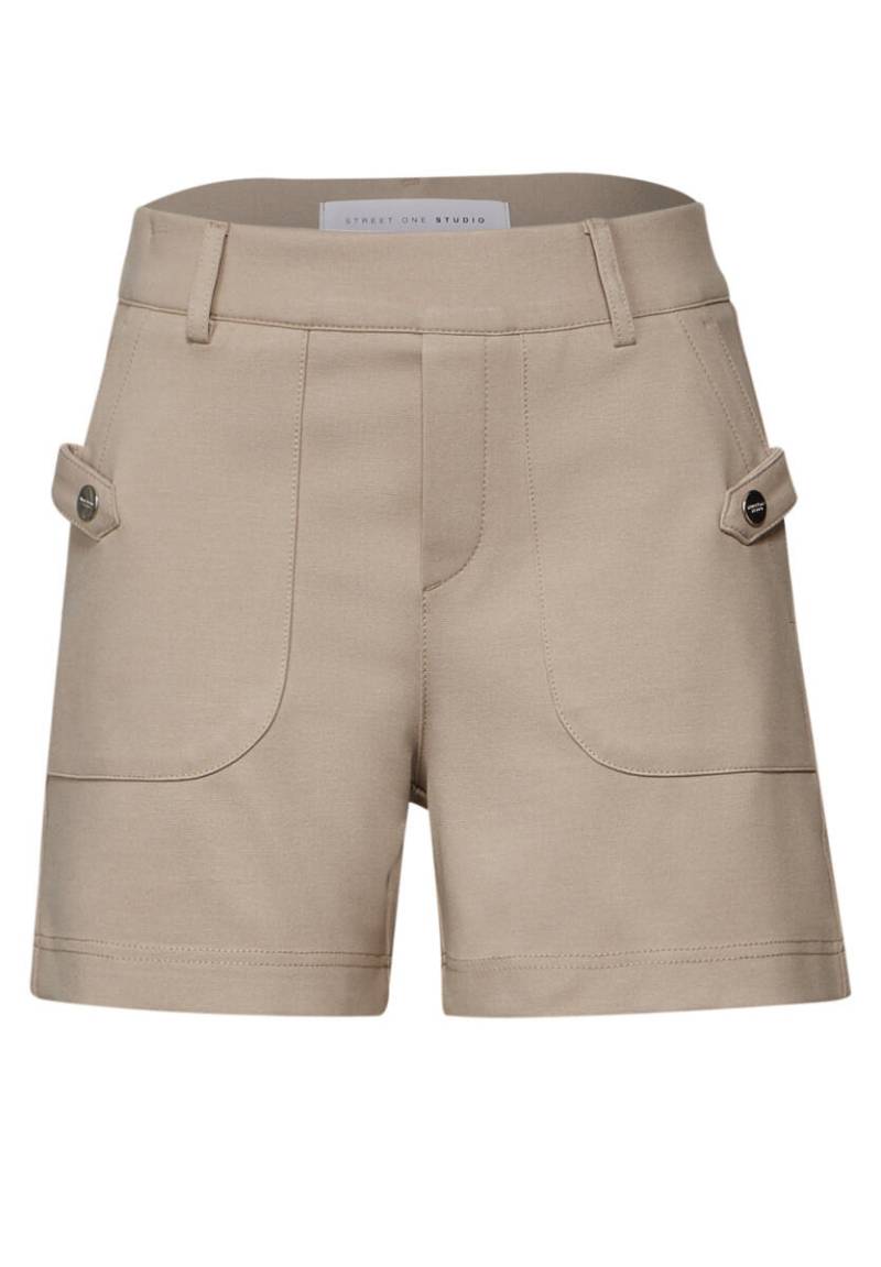 Street One Studio - Shorts im Loose Fit beige - Gr. - 42 von Street One Studio