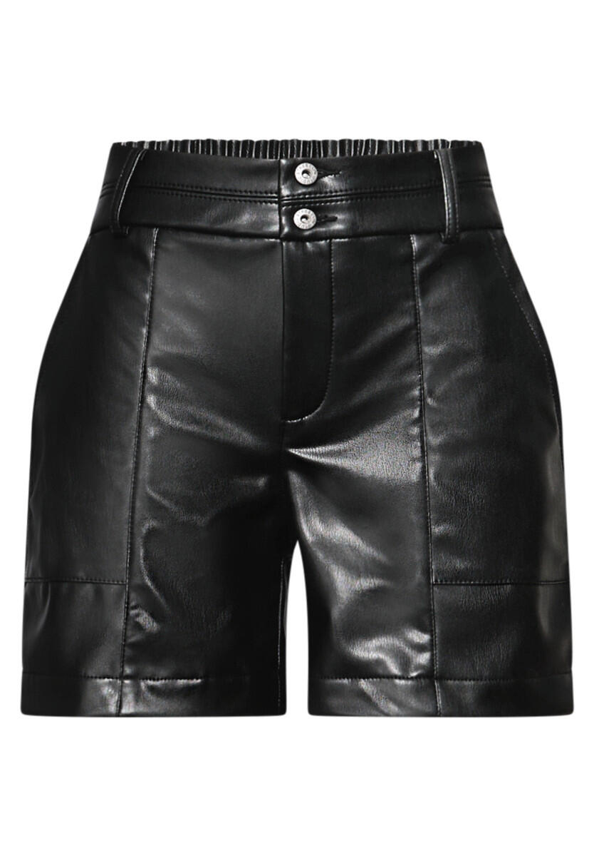 Street One Studio - Shorts in Leder-Optik schwarz - Gr. - 40 von Street One Studio