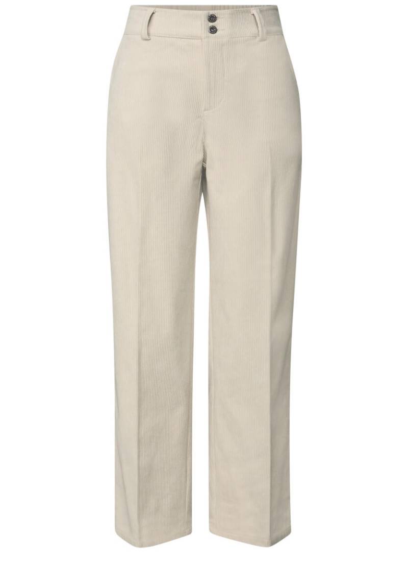 Street One Studio - Straight Leg Cordhose beige - Gr. - 42/28 von Street One Studio