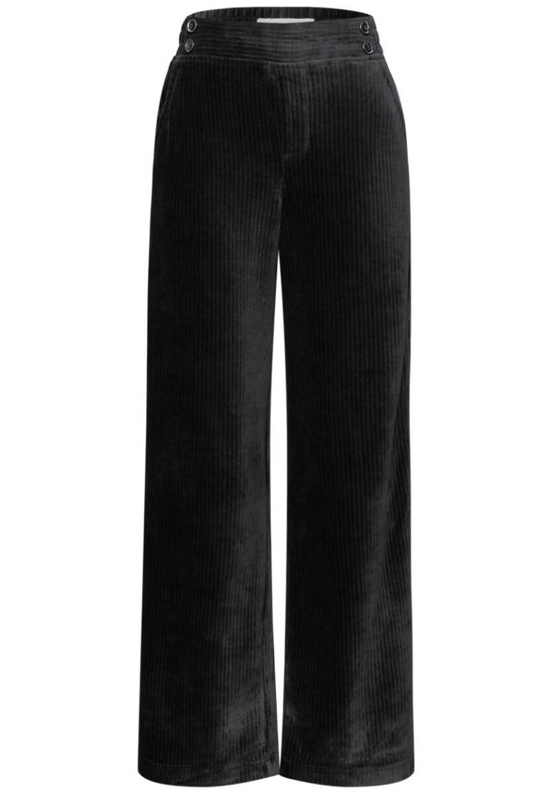 Street One Studio - Straight Leg Cordhose schwarz - Gr. - 38/30 von Street One Studio