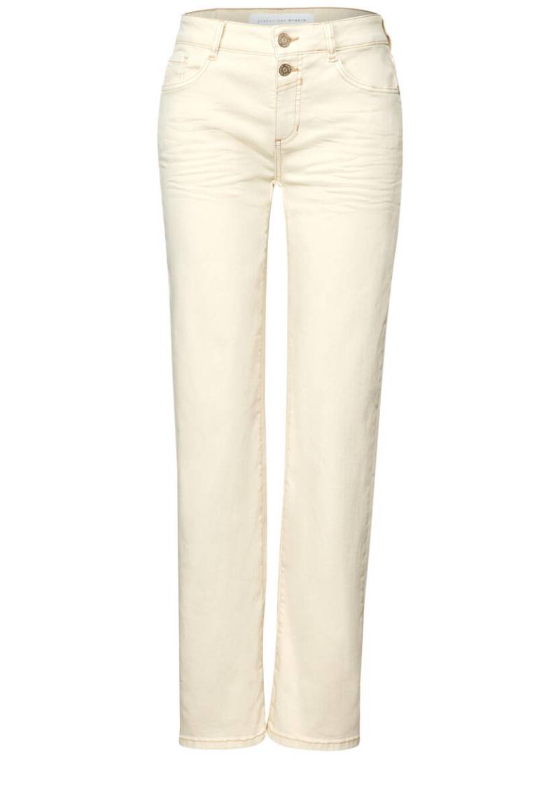 Street One Studio - Straight Leg Jeans beige - Gr. - 28/28 von Street One Studio