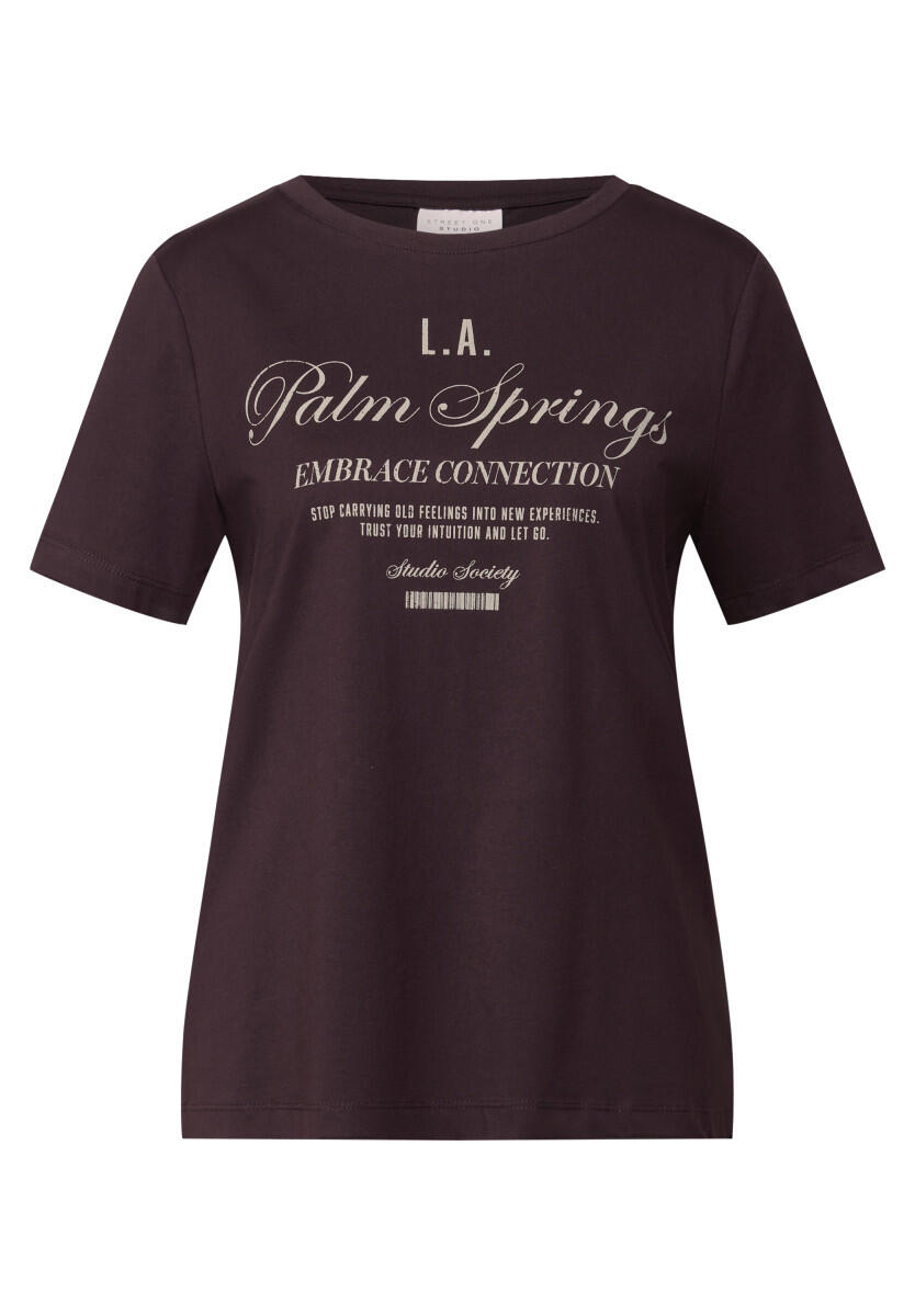 Street One Studio - T-Shirt mit Wording rot - Gr. - 40 von Street One Studio