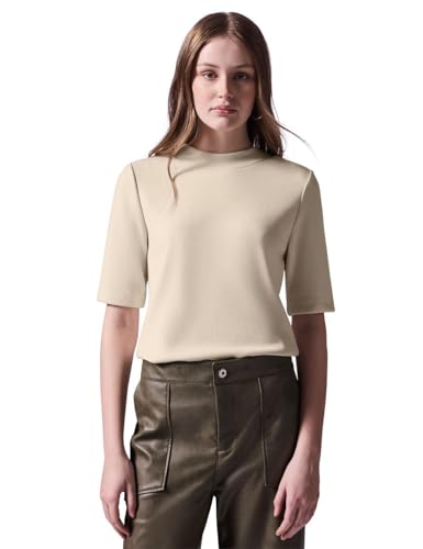 Street One Studio Damen F322824 T-Shirt, Cream Beige, 36 EU Street One Studio Damen F322824 T-Shirt, Cream Beige, 36 EU von Street One Studio
