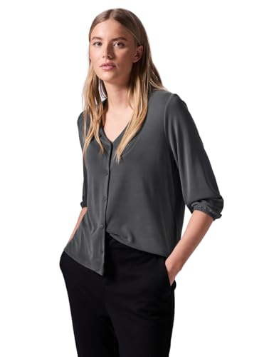 Street One Studio Damen F322827 T-Shirt, Lead Grey, 44 EU Street One Studio Damen F322827 T-Shirt, Lead Grey, 44 EU von Street One Studio