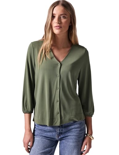 Jersey-Shirt im Blusen-Look Jersey-Shirt im Blusen-Look von Street One Studio