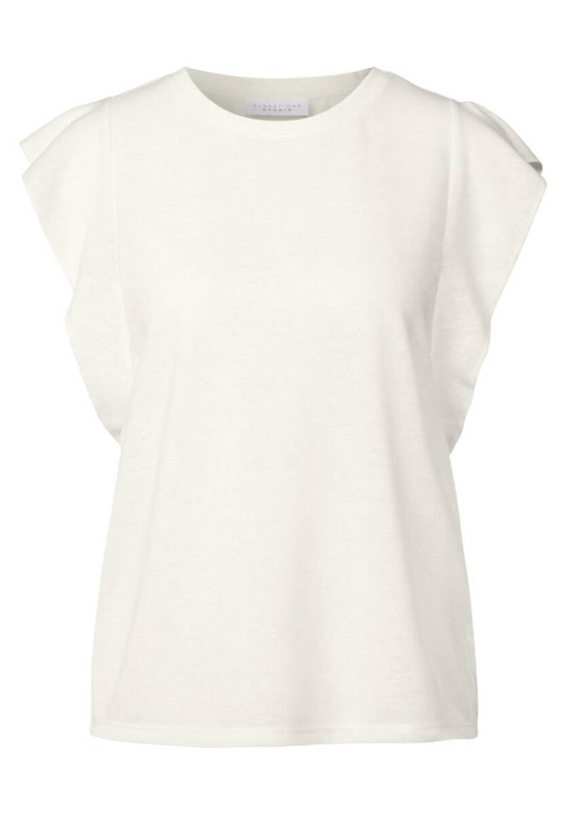 Street One Studio - Top mit Volants weiß - Gr. - 40 von Street One Studio