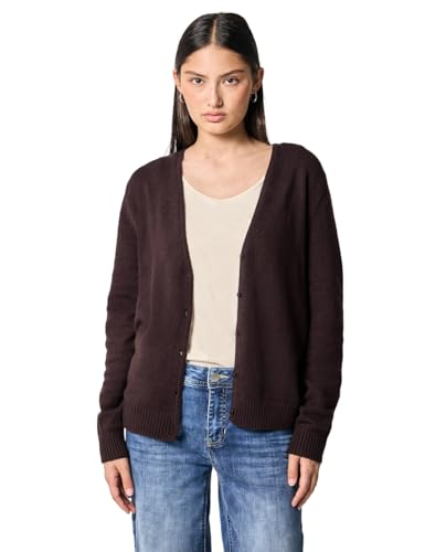Street One Studio V-Neck Cardigan Velvet Wine 42 von Street One Studio