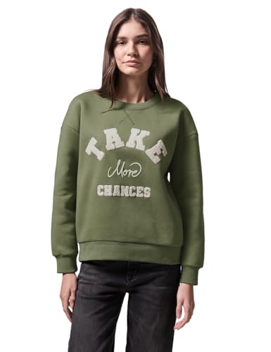 Street One Studio Damen F303064 Loose Fit Crewneck, Laurel Green, 46 EU Street One Studio Damen F303064 Loose Fit Crewneck, Laurel Green, 46 EU von Street One Studio