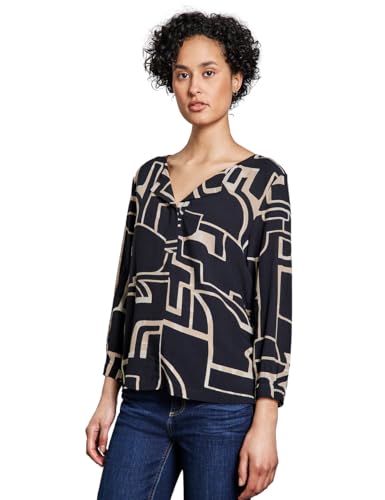 STREET ONE Damen A322807 Bedrucktes Shirt, Deep Tint Blue, 38 EU STREET ONE Damen A322807 Bedrucktes Shirt, Deep Tint Blue, 38 EU von Street One