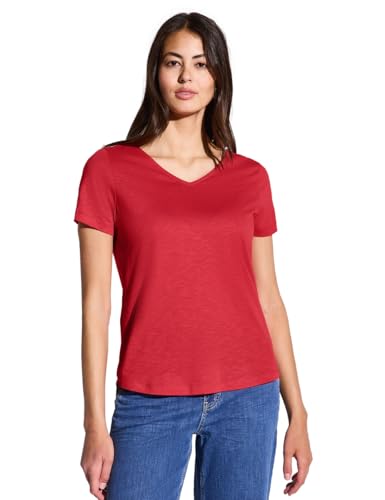 Damen Basic T-Shirt in Unifarbe von Street One