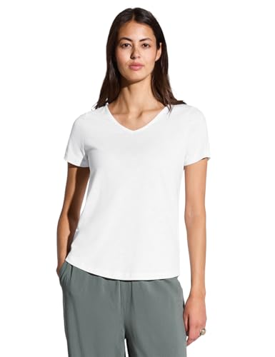 Damen Basic T-Shirt in Unifarbe von Street One