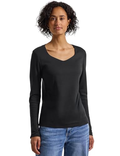 Damen Shirt mit Carrée Ausschnitt von Street One