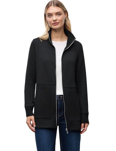 Damen Sweatjacke mit Strickdetails von Street One