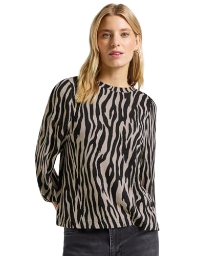 Damen Zebra Jacquard Shirt von Street One