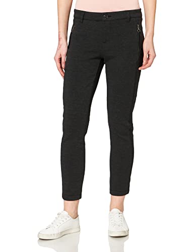 Street One Hose Damen Damenhose Slim Fit Middle Waist Slim Legs Anthracite Melange 40W / 28L von Street One