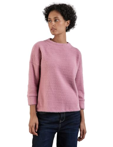 STREET ONE Damen Flauschiges Shirt,Sunrise Pink,36 von Street One