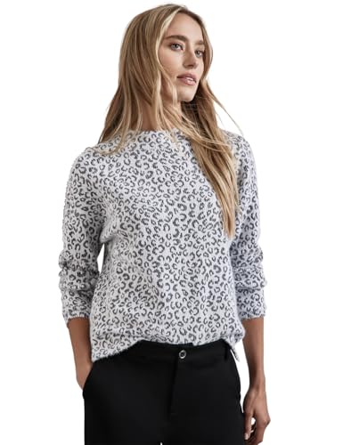 STREET ONE Damen A322365 Flauschiges Leo-Shirt,Mehrfarbig, 46 STREET ONE Damen A322365 Flauschiges Leo-Shirt,Mehrfarbig, 46 von Street One