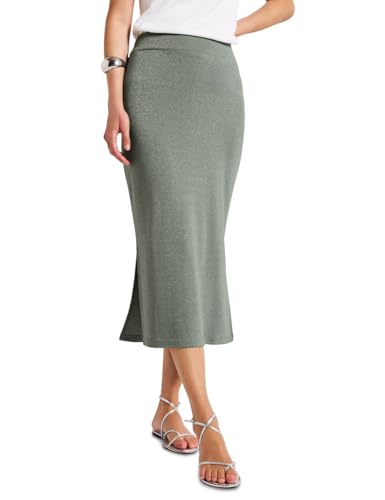 STREET ONE Damen A361768 Glitzernder Rock, Dusty Milky Green, 36W STREET ONE Damen A361768 Glitzernder Rock, Dusty Milky Green, 36W von STREET ONE