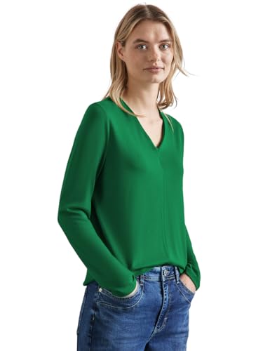 STREET ONE Damen A322354 Strick-Look Shirt,Grün, 44 STREET ONE Damen A322354 Strick-Look Shirt,Grün, 44 von STREET ONE