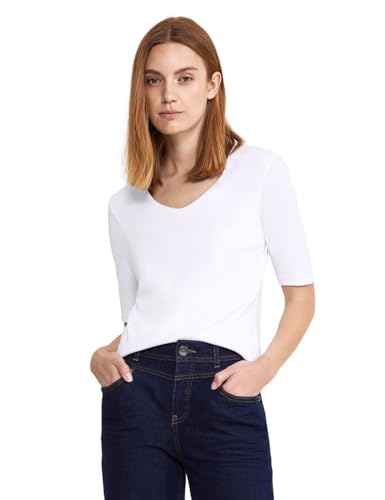 Street One Damen Palmira T-Shirt, Weiß, 46 von Street One