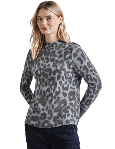 STREET ONE Damen A322374 Bedrucktes Shirt,Mehrfarbig, 46 von STREET ONE