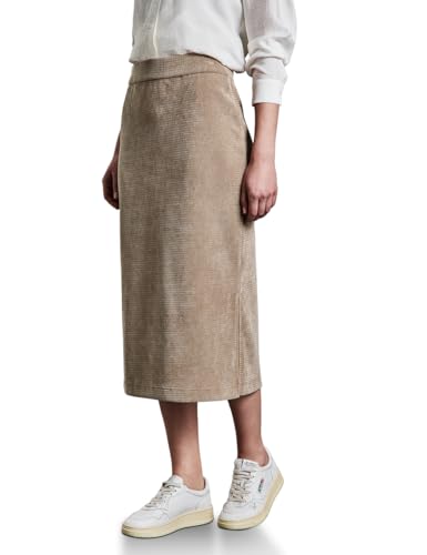 STREET ONE Damen A361660 Midi-Rock, Honey Sand, 40W EU von STREET ONE
