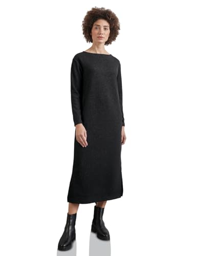 STREET ONE Damen A144280 Schimmerndes Kleid,Black,42 von STREET ONE