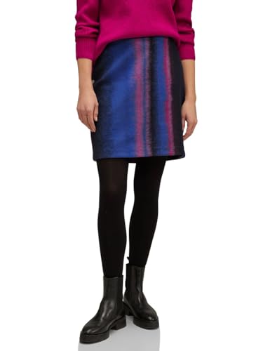 Street One Damen Rock im Batik-Look A361406 Deep Blue Blau 46W von STREET ONE