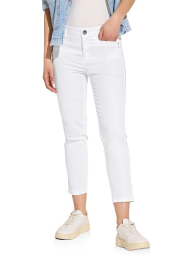 STREET ONE Damen A377207 7/8 Satin Hose, Weiß, 34W / 26L EU STREET ONE Damen A377207 7/8 Satin Hose, Weiß, 34W / 26L EU von Street One