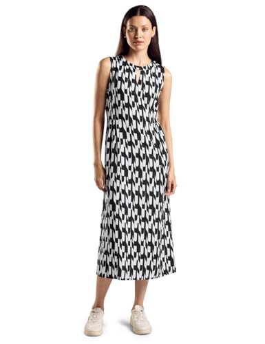 STREET ONE Damen A144119 Ärmelloses Midi-Kleid, Black, 48 von STREET ONE