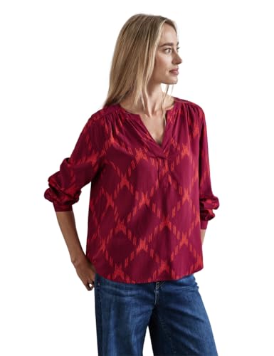 Street One Damen A345111 Bedruckte Tunika Bluse, Beet Red, 34 EU Street One Damen A345111 Bedruckte Tunika Bluse, Beet Red, 34 EU von Street One