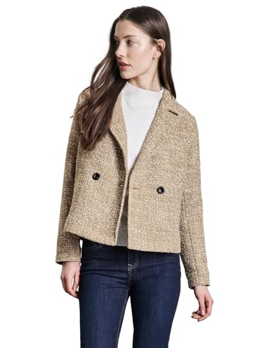 STREET ONE Damen A212466 Bouclé Jacke, Honey Sand, 38 EU STREET ONE Damen A212466 Bouclé Jacke, Honey Sand, 38 EU von Street One