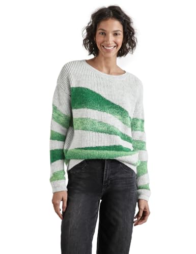 STREET ONE Damen A303070 Pullover mit Intarsienmuster,Mehrfarbig, 42 von STREET ONE