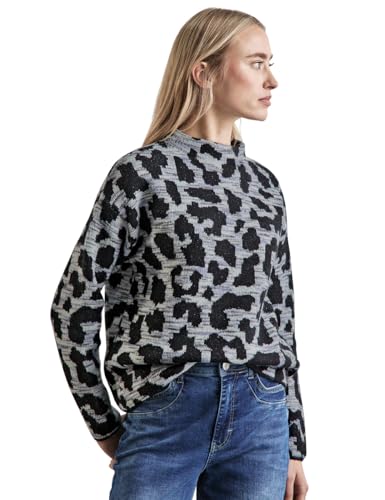 STREET ONE Damen A303051 Jaquard Pullover,Mehrfarbig, 34 von STREET ONE