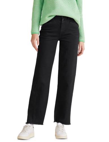 STREET ONE Damen A377234 Culotte Jeanshose, Black Soft Washed, 28W / 30L STREET ONE Damen A377234 Culotte Jeanshose, Black Soft Washed, 28W / 30L von STREET ONE
