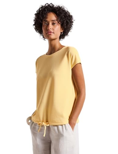 STREET ONE Damen 3226958 Shirt mit feiner Struktur, Buttercream Yellow, 42 STREET ONE Damen 3226958 Shirt mit feiner Struktur, Buttercream Yellow, 42 von STREET ONE