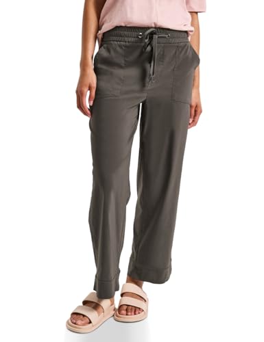 STREET ONE Damen 3716622 Casual Fit Hose mit Turn-Up, Nomad Brown, 38W x 28L STREET ONE Damen 3716622 Casual Fit Hose mit Turn-Up, Nomad Brown, 38W x 28L von Street One