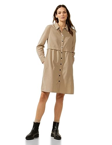 STREET ONE Damen A143658 Cordkleid, Dull Bleached Sand, 40 von Street One