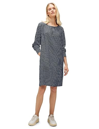 STREET ONE Damen A143732 Viskose Kleid, deep Blue, 34 von Street One