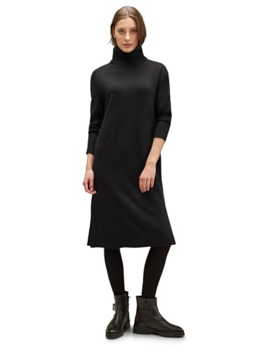 STREET ONE Damen A143749 Strickkleid, Black, 40 von Street One