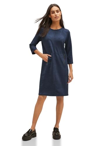 STREET ONE Damen A143751 Kleid, Deep Blue, 40 von Street One