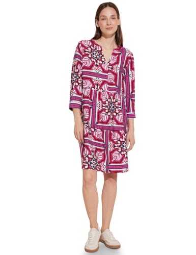 Street One Damen A143953 Tunika Kleid mit Print, Magnolia pink, 36 von Street One